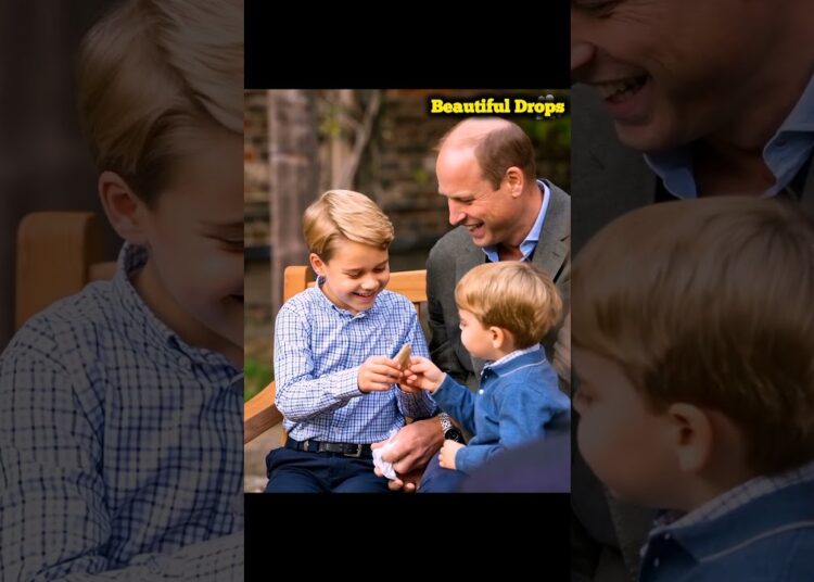 Happy moment in royal family #royalfamily #princewilliam