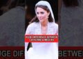 The huge difference between Catherine & Meghan’s wedding dress#royal #wedding#shorts