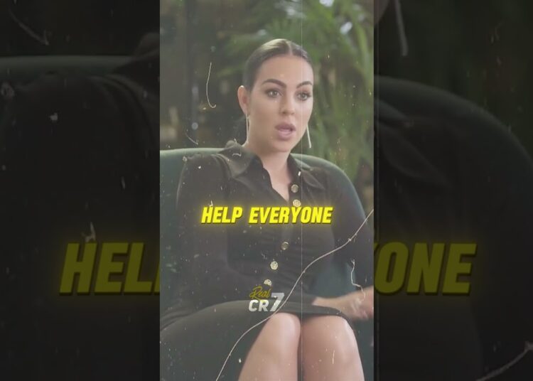 Georgina REVEALS How Ronaldo Canceled Their $100K Vacation to Help Flood Victims 😥 #cr7 #ronaldo