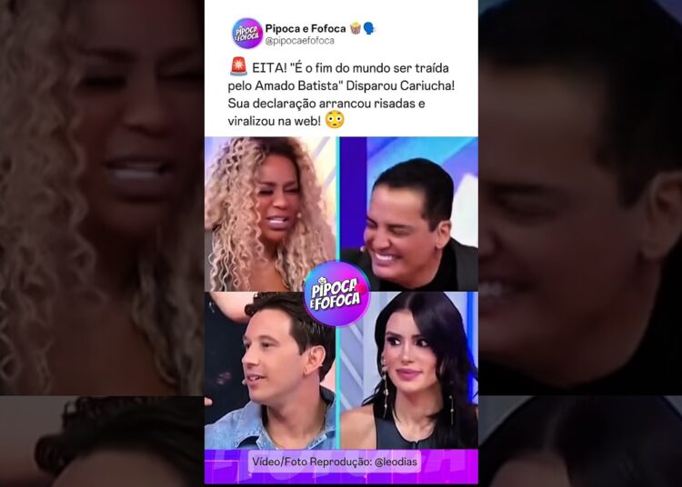 Cariúcha DISPARA “É o fim, ser traída por Amado Batista” 😳 #leodias #fofoca