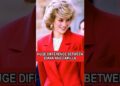 The huge difference between Princess Diana & Queen Camilla at their weddings#royal #shorts#history