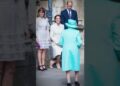 Princess Catherine doing perfect curtsies followed by Princess Charlotte 🤎