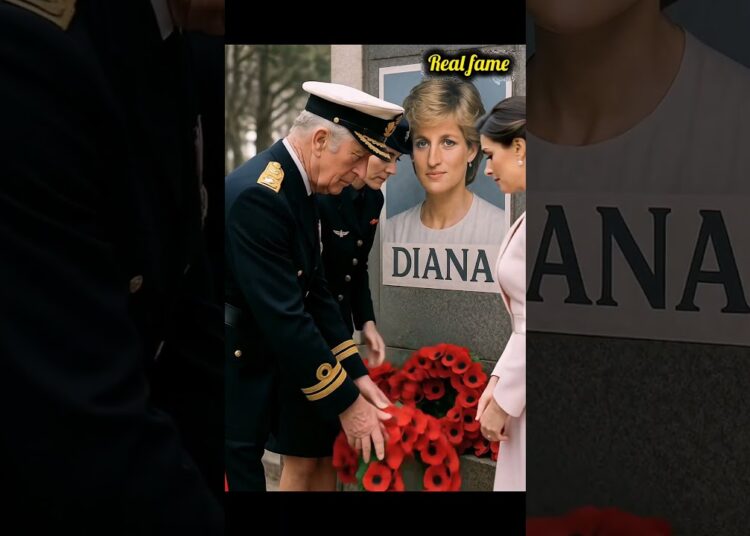 prince Charles with Princess Catherine tribute to  Diana #britishroyalfamily #catherine #charles