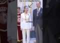 Leonor uncomfortable moment #spain #royalfamily