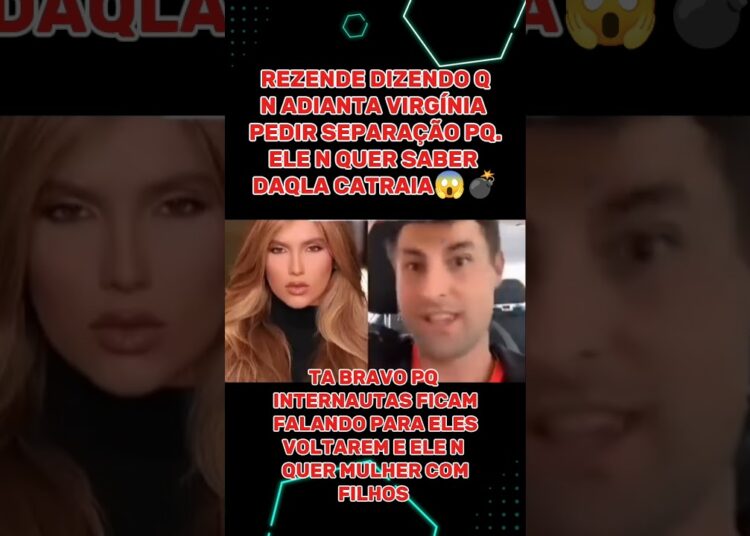 REZENDE MANDA RECADO PARA VIRGÍNIA #famosos #noticias #tv
