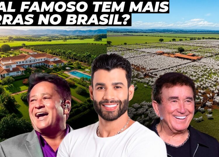 FAMOSOS QUE MAIS TEM FAZENDAS E GADO NO BRASIL