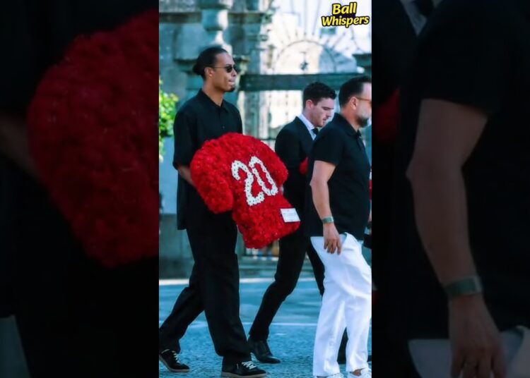 La última despedida de Diogo Jota 💔#RIPJota #YNWA #Fútbol #jota #liverpool