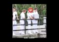 Four of them on #bridge looking something else #spanishroyalty #royalfamily