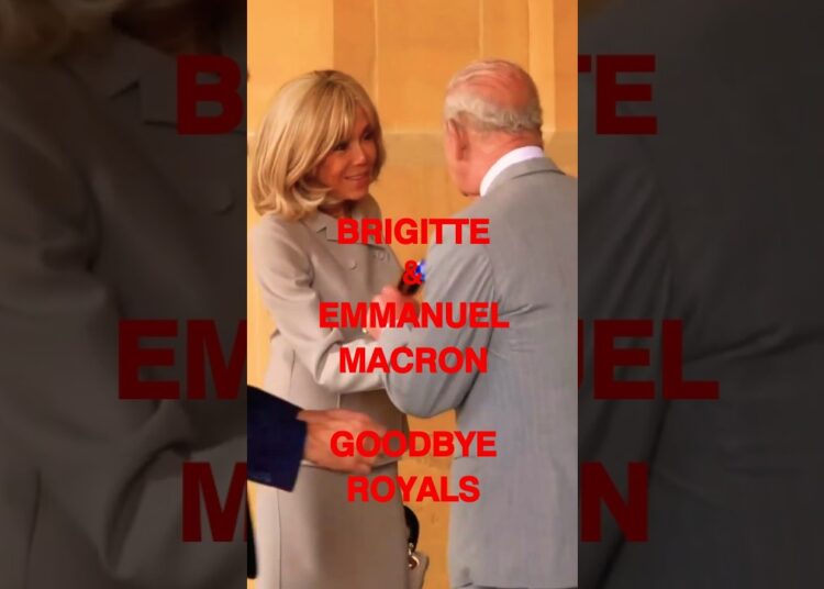 Brigitte & Emmanuel Macron Say Goodbye to the Royals and Visit 10 Downing Street