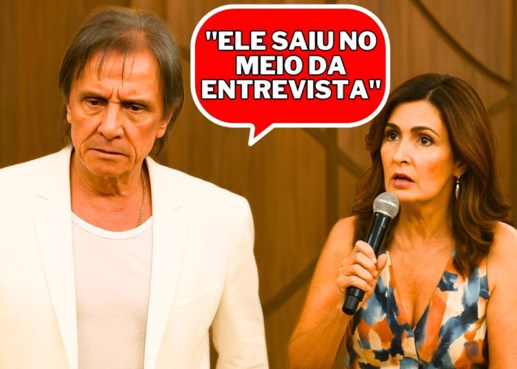🔴 ROBERTO CARLOS SAI NO MEIO DE ENTREVISTA COM FÁTIMA BERNARDES – E MOTIVO CHOCA O BRASIL