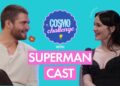Cosmo Challenge with #Superman stars David Corenswet and Rachel Brosnahan
