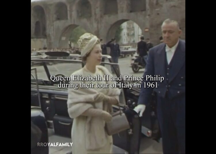 The Queen in Italy 🇮🇹 #royalfamily #queenelizabeth #queenelizabethii #princephilip