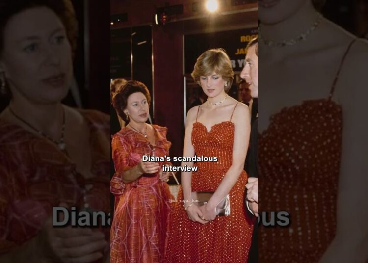 Princess Diana and Princess Margaret relationship #princessdiana #royal #queenelizabeth