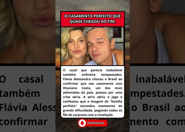 CRISE NO PARAÍSO FLÁVIA ALESSANDRA CONFIRMA FIM DE CASAMENTO PERFEITO