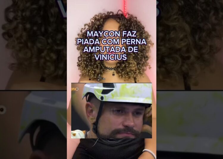 MAYCON FAZ PIADA COM PERNA AMPUTADA DE VINICIUS😐 #entretenimentos #curiosidades #fofocas #bbb24
