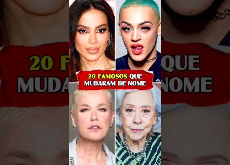 Famosos Que Mudaram De Nome E Você Não Sabia! 😲 Conheça O Nome Verdadeiro Das Atrizes E Celebridades