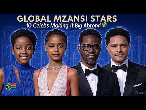 10 South African Celebs Taking Over the World 🌍