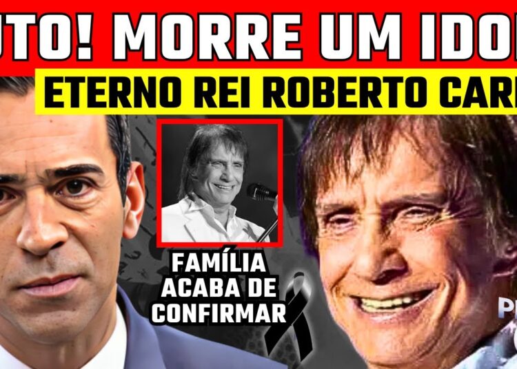 M0RRE HÁ POUCO! | GRANDE REI ROBERTO CARLOS | CANTOR DA JOVEM GUARDA NOS DEIXOU! ETERNO Geraldo