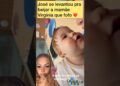 José levantou pra da beijo na mamãe Virgínia fofura ❤️