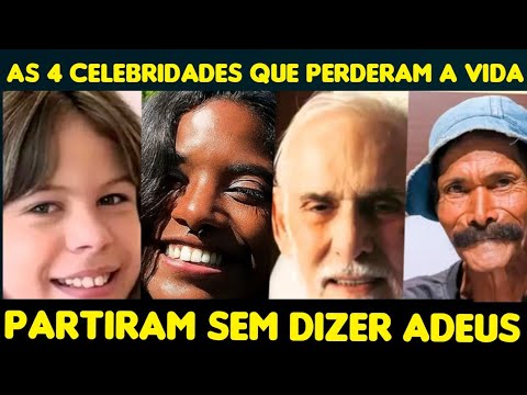 As 4 celebridades que perderam a vida em 2025 no brasil! Uma morte silenciosa sem dizer adeus