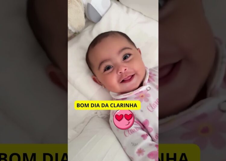 Que Fofura! Clara Bom dia para Fãs e Seguidores💕 Famosos & Notícias🌟📲#shorts #gracielelacerda