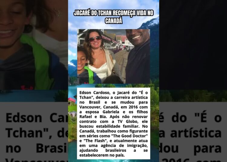 Jacaré do É o Tchan revela vida discreta no Canadá após deixar a fama