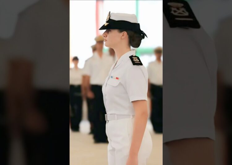 #outstanding princess of spain #navy #princess #spanishroyalty