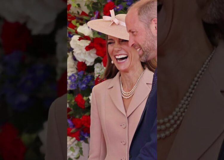 Macron pisca para Kate e Brigitte reage com tensão! #shortsfeed #shortsyoutube