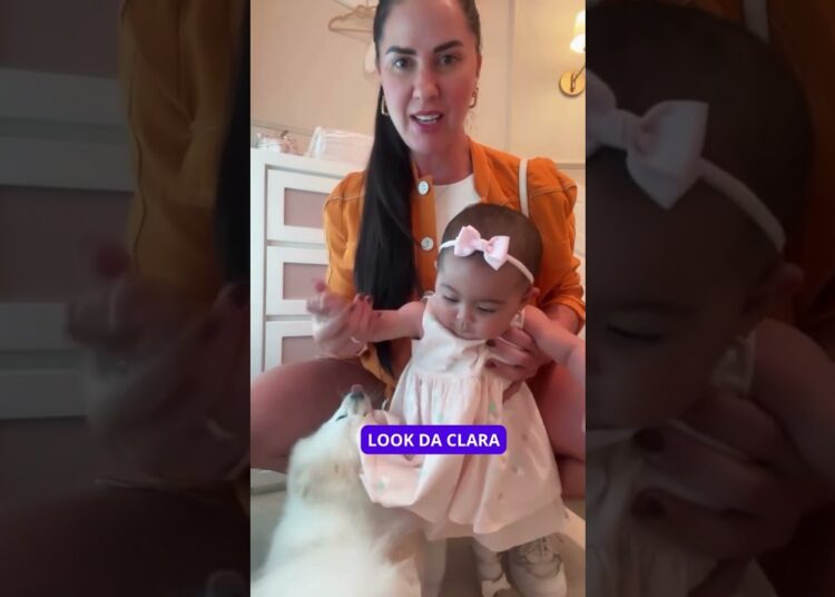 Clarinha Derrete Corações com seu Look💖👗 #shorts #clara #gracielelacerda