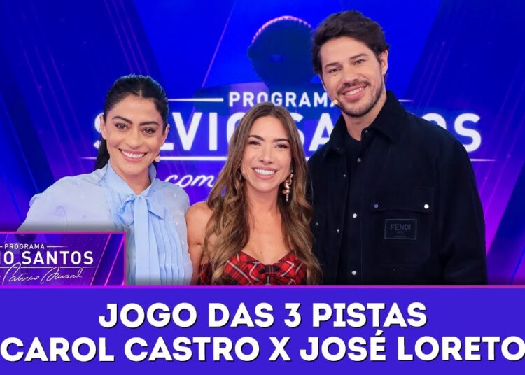 Jogo das 3 Pistas: José Loreto X Carol Castro  | Programa Silvio Santos (13/07/25)