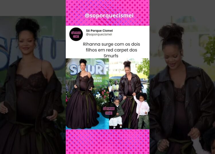 Momento família! #sóporquecismei#rihanna#smurfs#celebridades#fofocas#fofocadosfamosos#babado#fuxico