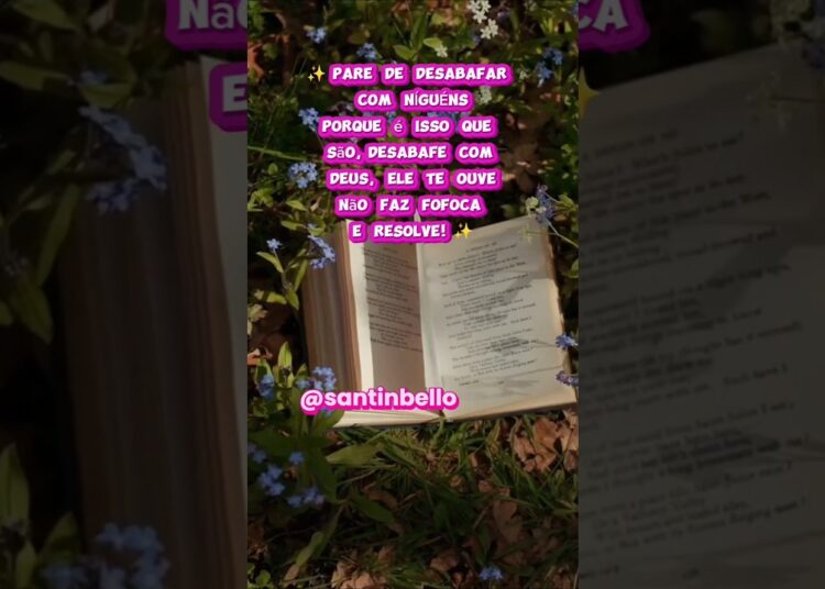 DEUS ENTENDE O QUE ACONTECE COM VOCÊ E NÃO FAZ FOFOCAS🕊. DESABAFE COM DEUS.✨️🛐🙏🏼