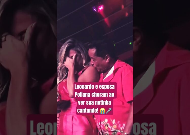Leonardo chora ao ver sua netinha cantando! 😭 #leonardo #sertanejo #artistas #famosos #shortsviral