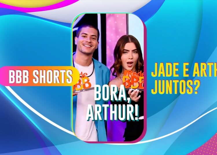 CLIMÃO? JADE E ARTHUR RECEBEM PRÊMIO JUNTOS! 👀 | BIG BROTHER BRASIL 22 #shorts