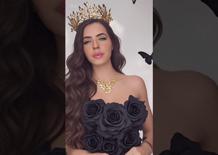 Testando o efeito do look de rainha 👸🏻 #rainha #trend #realeza #princesa #efeito