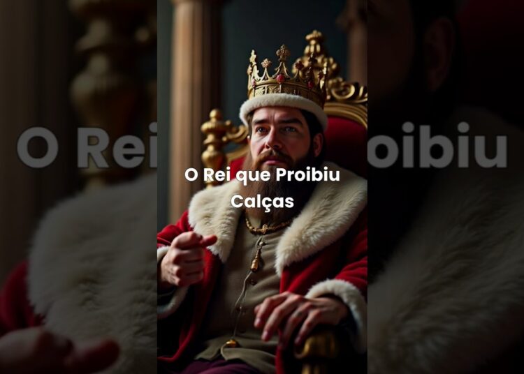 O REI QUE PROIBIU O USO DE CALÇAS 👑👖 #HistóriaCuriosa #Realeza
