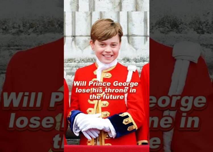 Will Prince George lose his throne in the future #princegeorge #charlotte #king #royal