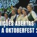 Estão abertas as inscrições para a realeza da Oktoberfest do ano que vem