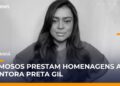 Famosos lamentam morte da cantora Preta Gil | #SBTManhã