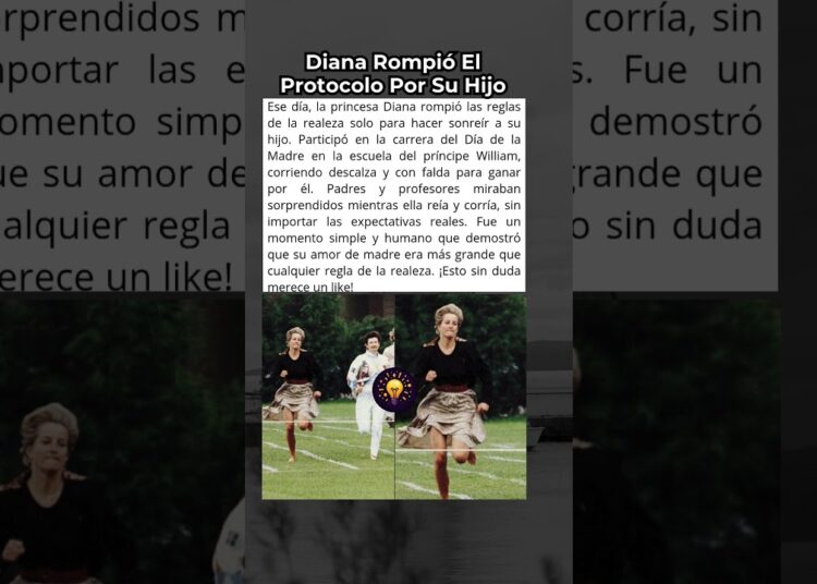 Diana rompió las reglas de la realeza por un gesto de amor
