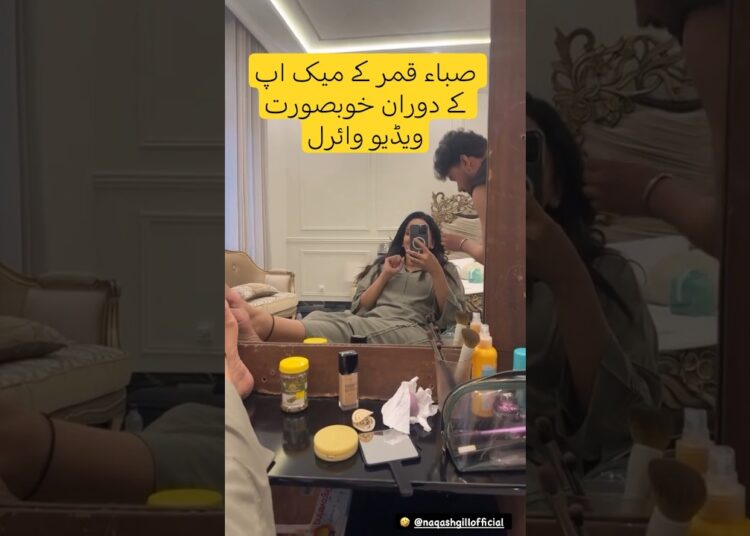 Saba Qamar’s Gorgeous Makeup Session Video Goes Viral