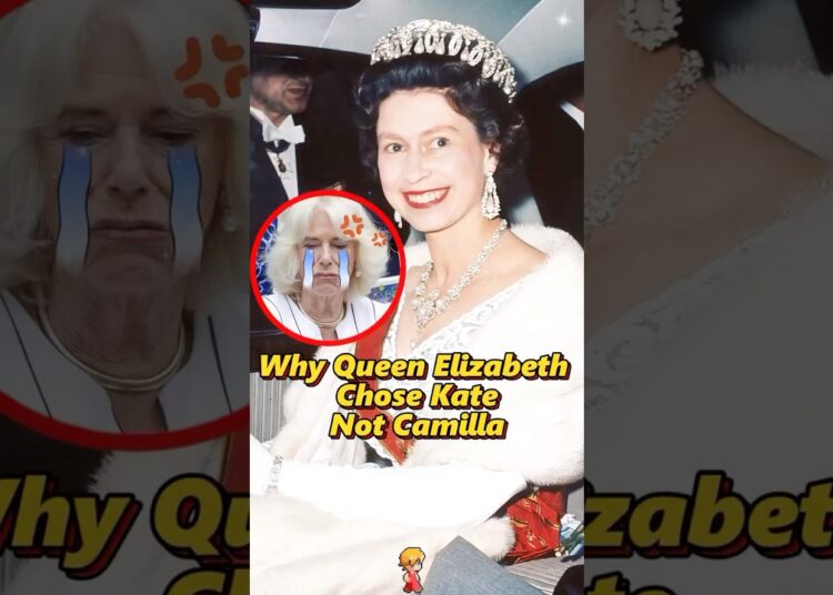 Why Queen Elizabeth Chose Kate, Not Camilla?#shorts #celebrity #royal #queen #princesskate #camilla