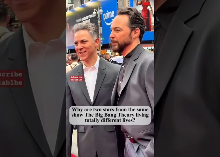 Why are two stars from Big Bang Theory  living totally different lives. #BBT #ytshorts #celebrity