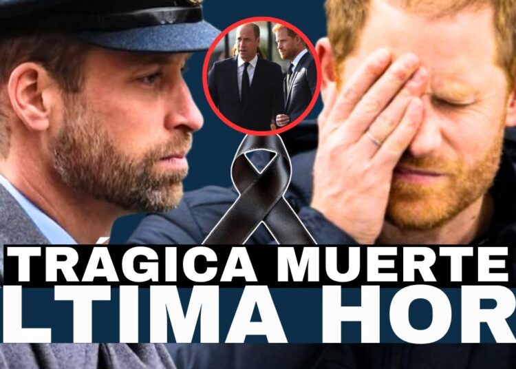 ACABAN DE CONFIRMAR MUERT3 en LA FAMILIA REAL INGLESA HARRY Y GUILLERMO REUNIDOS DE EMERGENCIA