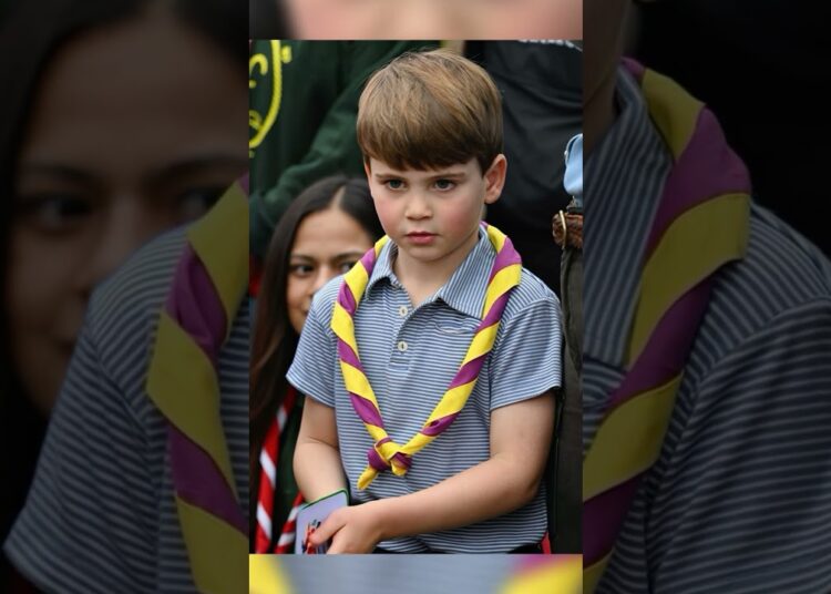 Prince Louis has a talent for acting. #royal #princewilliam #katemiddeleton
