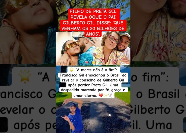 FILHO DE PRETA GIL REVELA OQUE GILBERTO GIL DISSE #noticias #fofoca #videoshorts