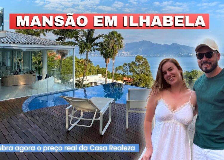 Mansão de luxo com vista maravilhosa em Ilhabela | Conheça a Casa Realeza
