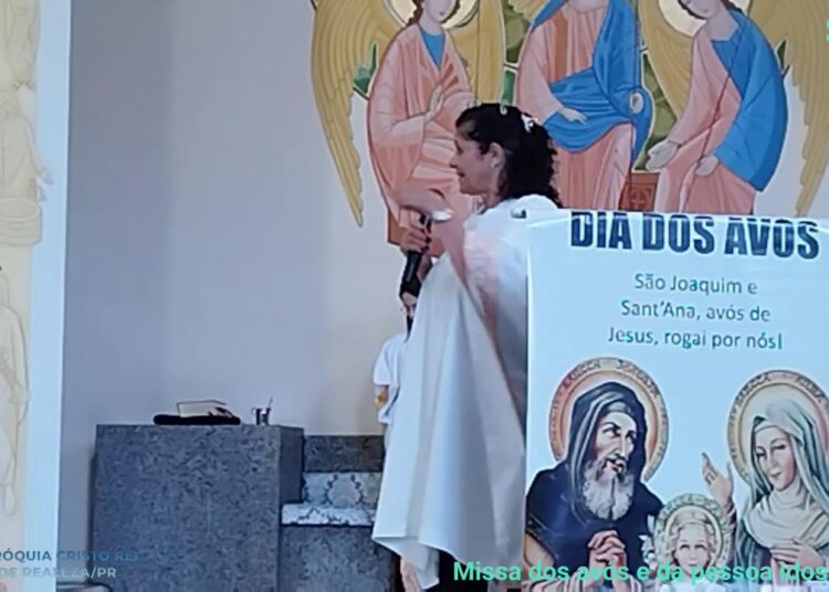 Missa dos avós e da pessoa idosa Paróquia Cristo Rei Realeza PR. 27/07/25.