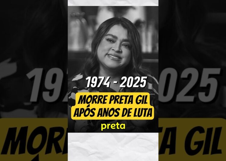 Preta Gil morre aos 50 anos #pretagil #celebridades #noticias #musica