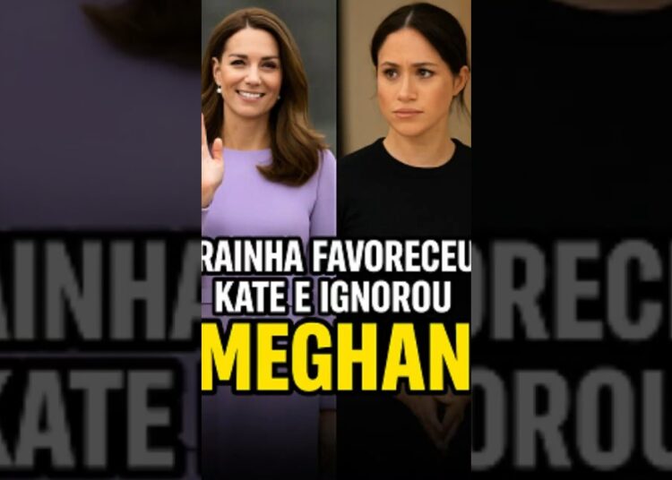 RAINHA FAVORECEU KATE E IGNOROU MEGHAN #RealezaBritânica#Kate #RainhaElizabeth #curiosidades